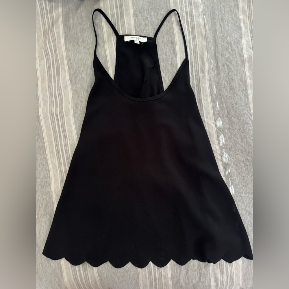 Open back spaghetti strap